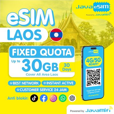 Travel eSIM Laos | Javaesim LOCAL