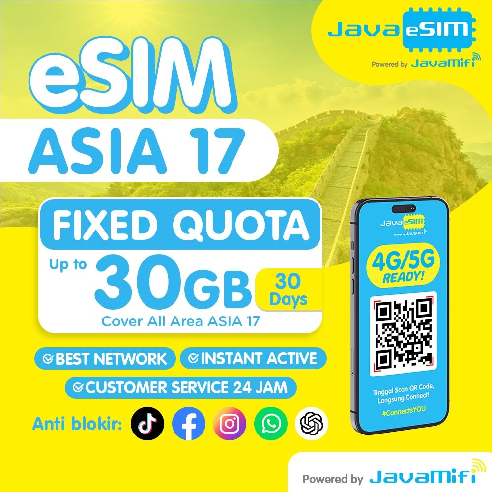 eSIM Asia 17 Quota Plan