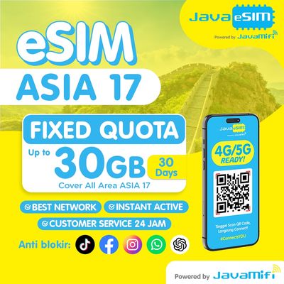 eSIM Asia 17 Quota Plan