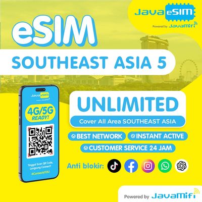 eSIM Southeast Asia 5 Unlimited