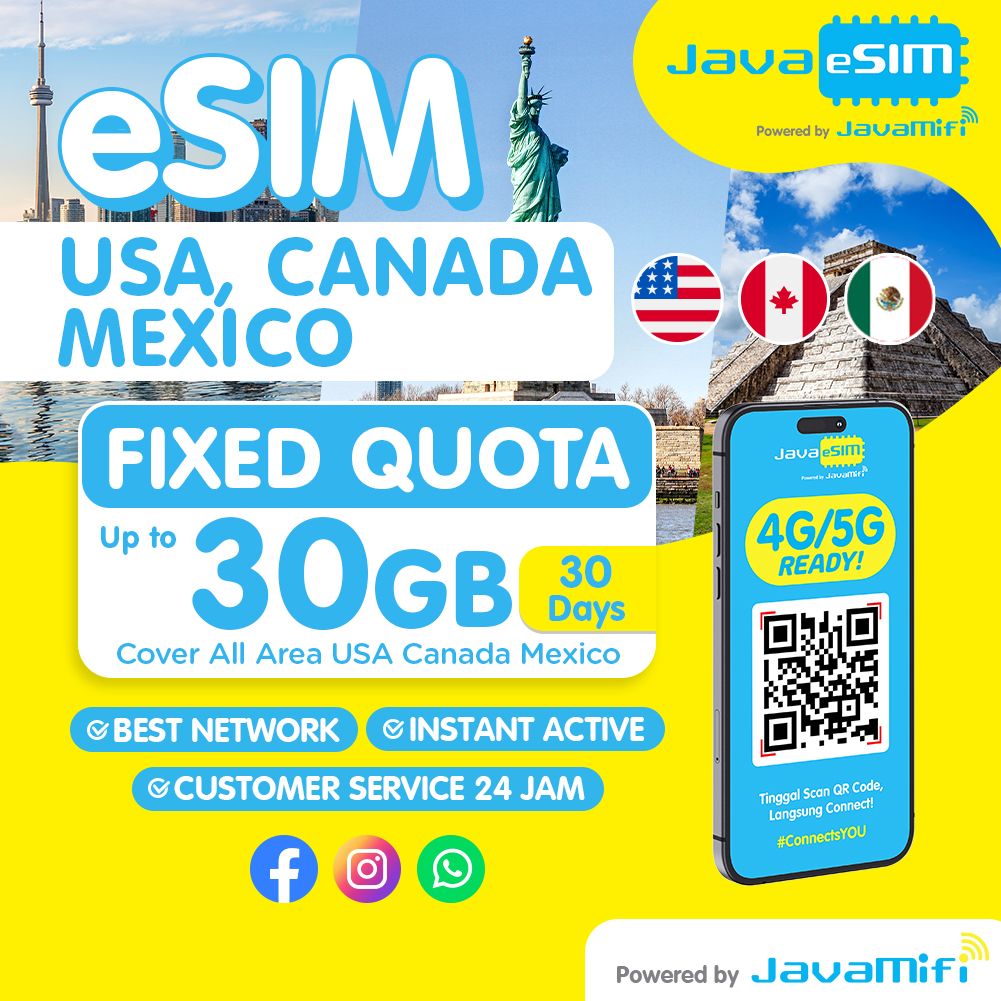 eSIM USA, Canada &amp; Mexico Quota Plan