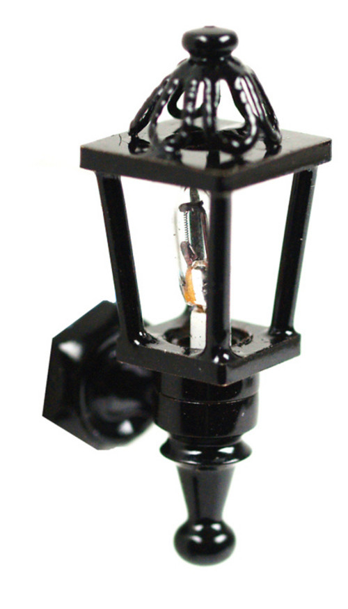 1/2in BLACK COACH LAMP
