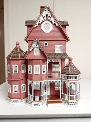 Ashley B milled siding Gothic Victorian Quarter Scale dollhouse (1:48)