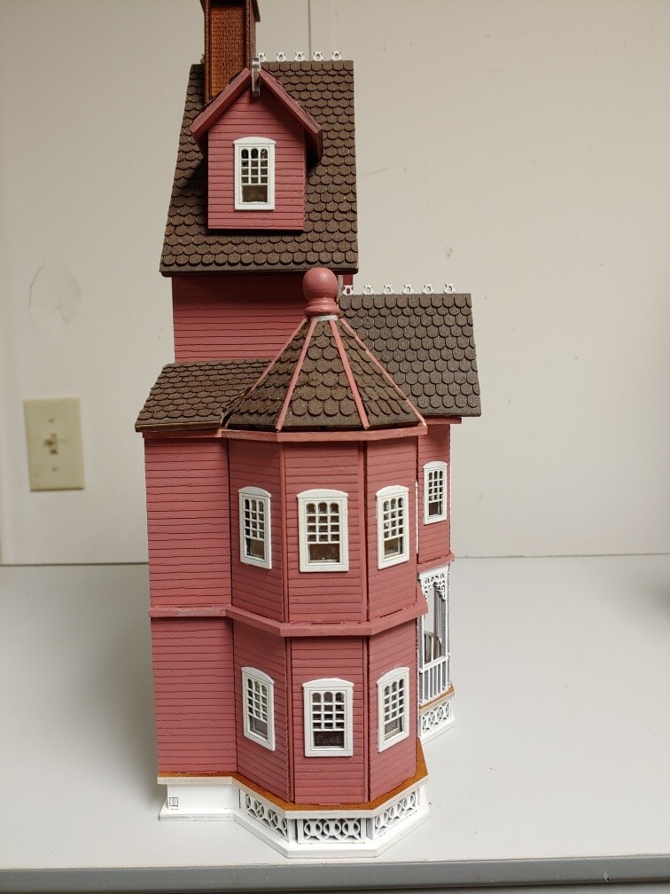Ashley B milled siding Gothic Victorian Quarter Scale dollhouse (1:48)