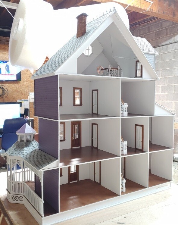 Ashley Gothic Victorian Generation 2 Dollhouse 1:12 scale kit