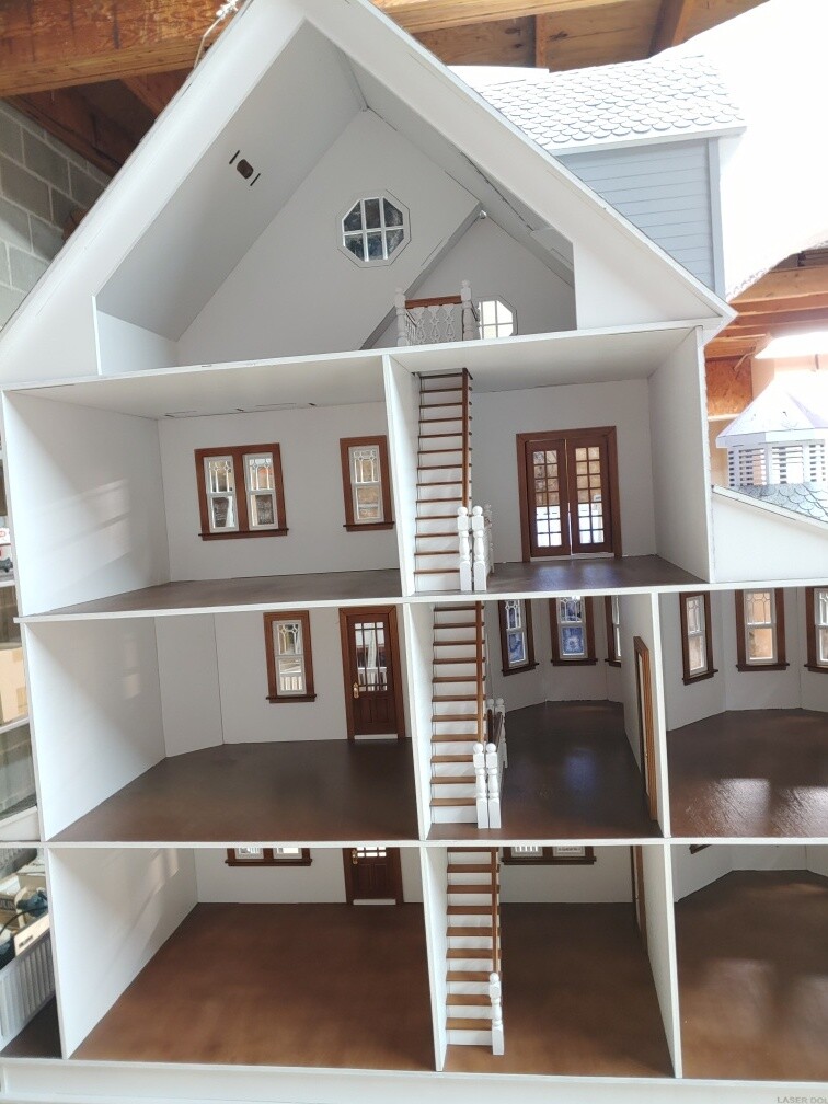 Ashley Gothic Victorian Generation 2 Dollhouse 1:12 scale kit