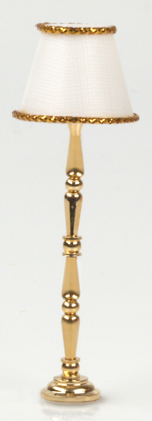 1/2in BRASS FLOOR LAMP BY HOUSEWORKS