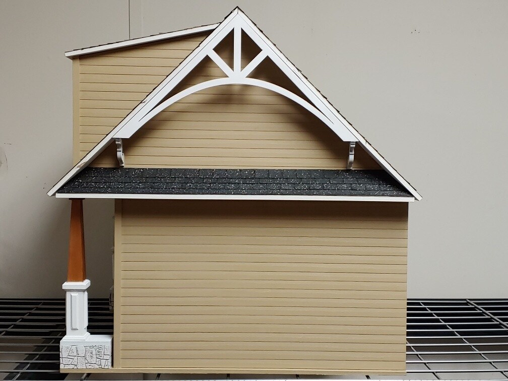 Craftsman one car garage/workshop 1:12 scale