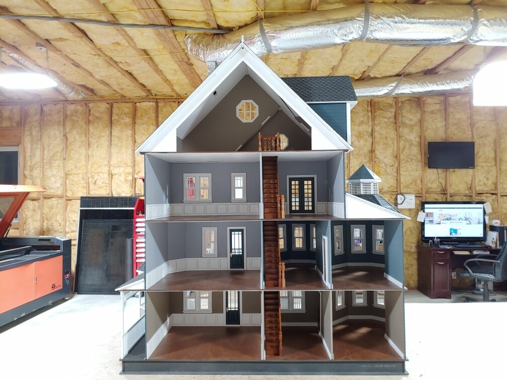 Ashley Gothic Victorian Generation 2 Dollhouse 1:12 scale kit