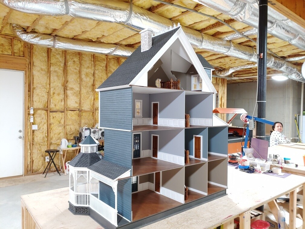 Ashley Gothic Victorian Generation 2 Dollhouse 1:12 scale kit