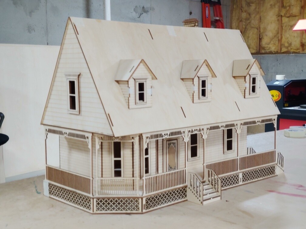 Alisha Country Railroad house 1:24 G scale