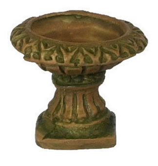 1/2" Scale Urn, 6Pc, Aged