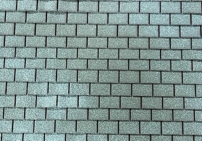 Victorian Green squarebutt asphalt shingles 1:48 scale