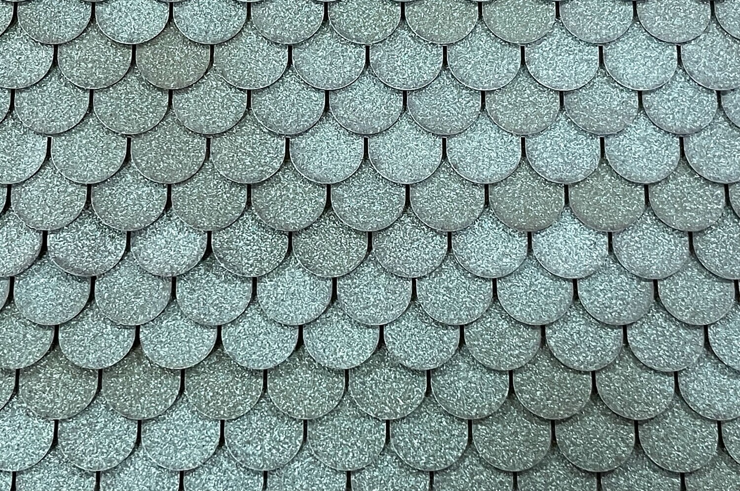 Victorian Green Fishscale asphalt shingles 1:24 scale