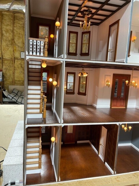 Park Ave. Grand Mansion 1:12 scale Dollhouse Kit