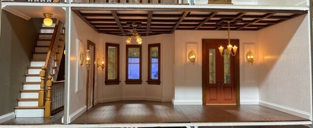 Park Ave. Grand Mansion 1:12 scale Dollhouse Kit