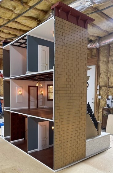 Park Ave. Grand Mansion 1:12 scale Dollhouse Kit