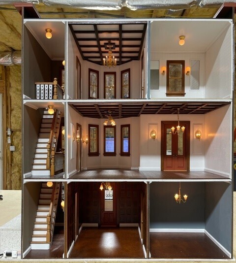 Park Ave. Grand Mansion 1:12 scale Dollhouse Kit