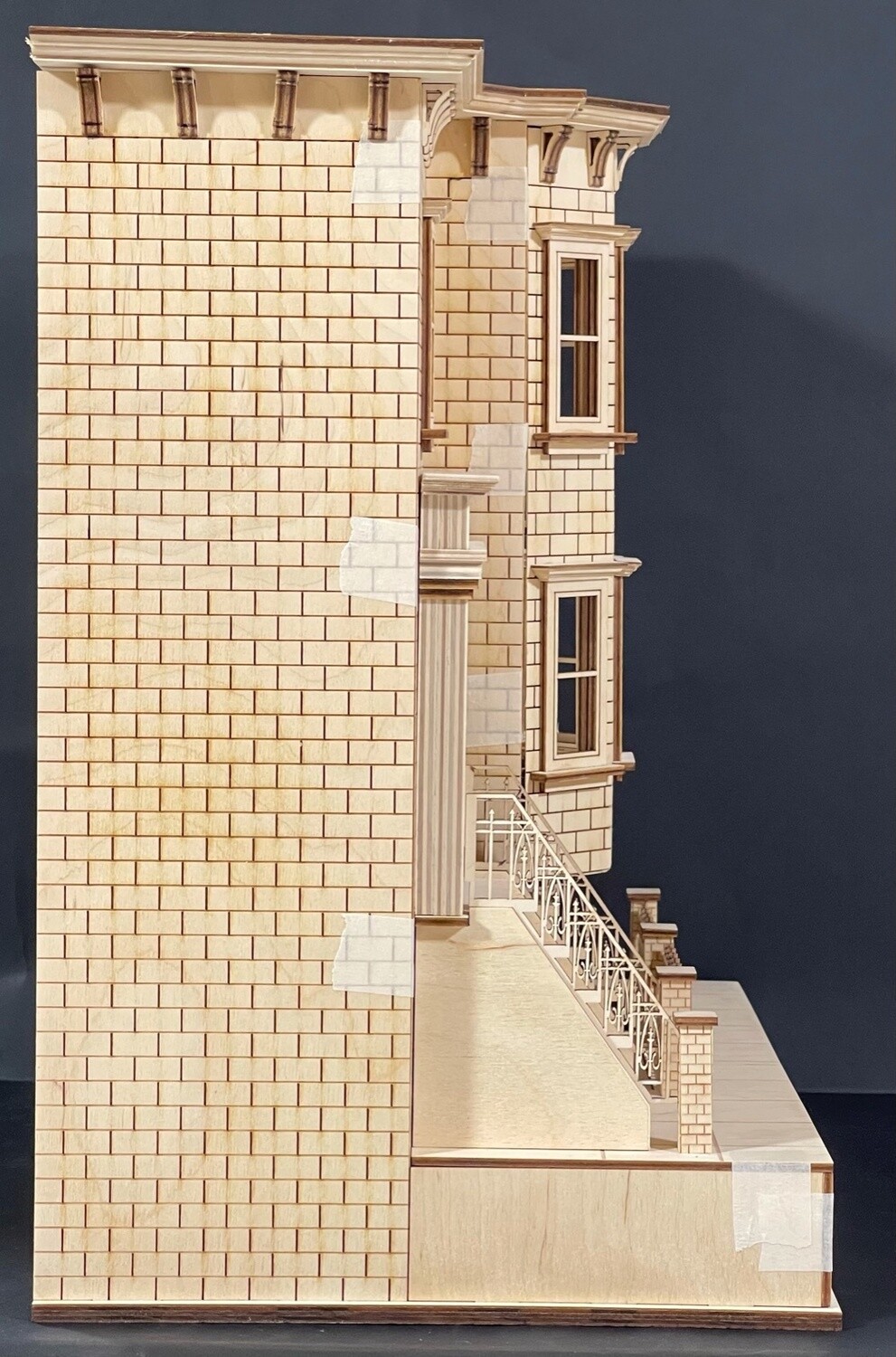 Park Ave. Grand Mansion 1:24 scale Dollhouse Kit