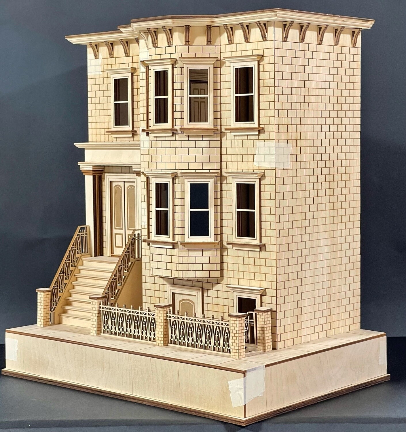 Park Ave. Grand Mansion 1:24 scale Dollhouse Kit