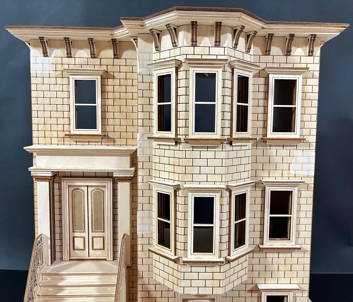 Park Ave. Grand Mansion 1:24 scale Dollhouse Kit