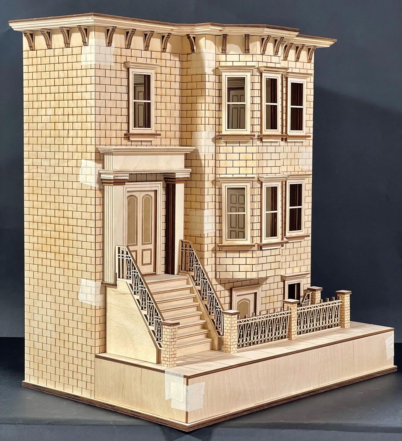 Park Ave. Grand Mansion 1:24 scale Dollhouse Kit