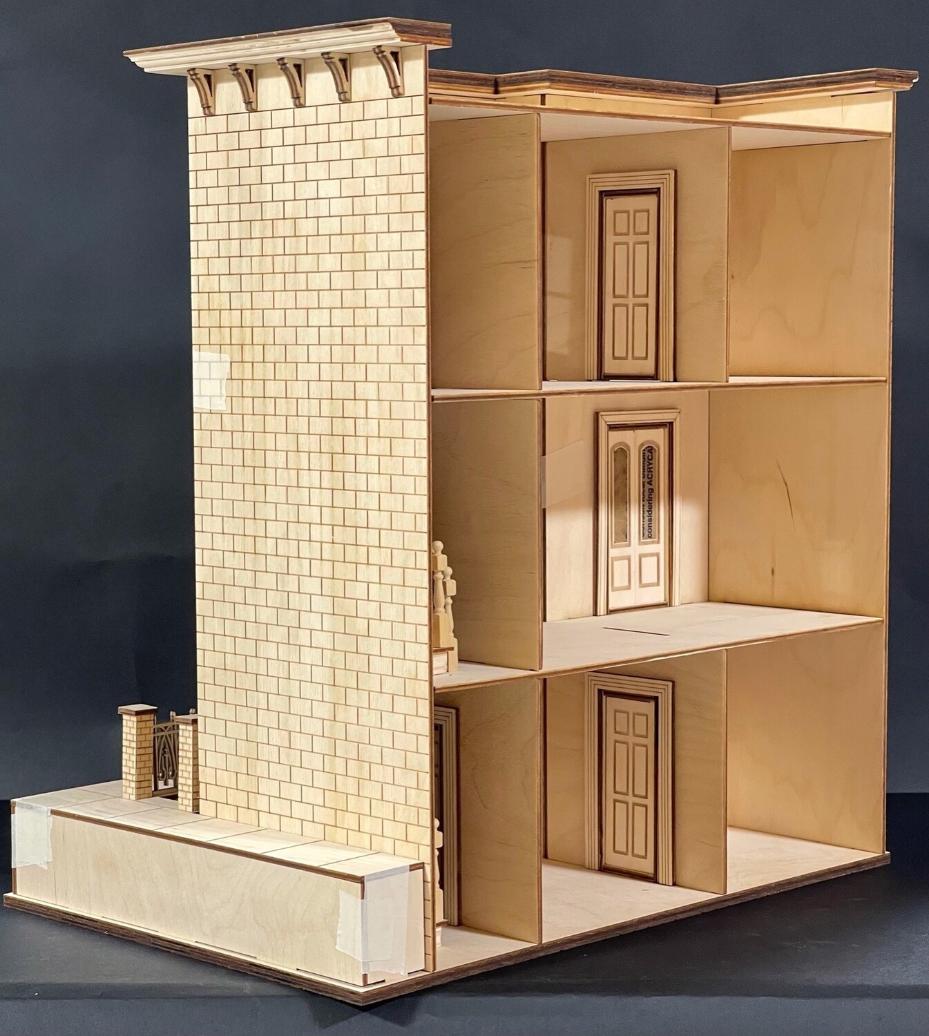 Park Ave. Grand Mansion 1:24 scale Dollhouse Kit