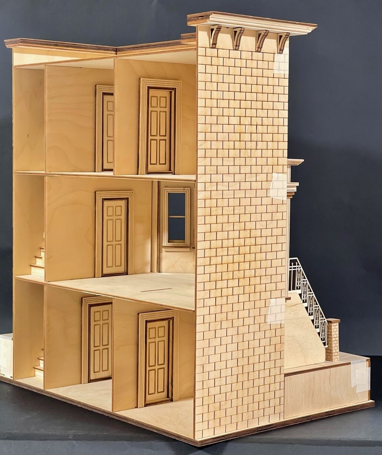 Park Ave. Grand Mansion 1:24 scale Dollhouse Kit