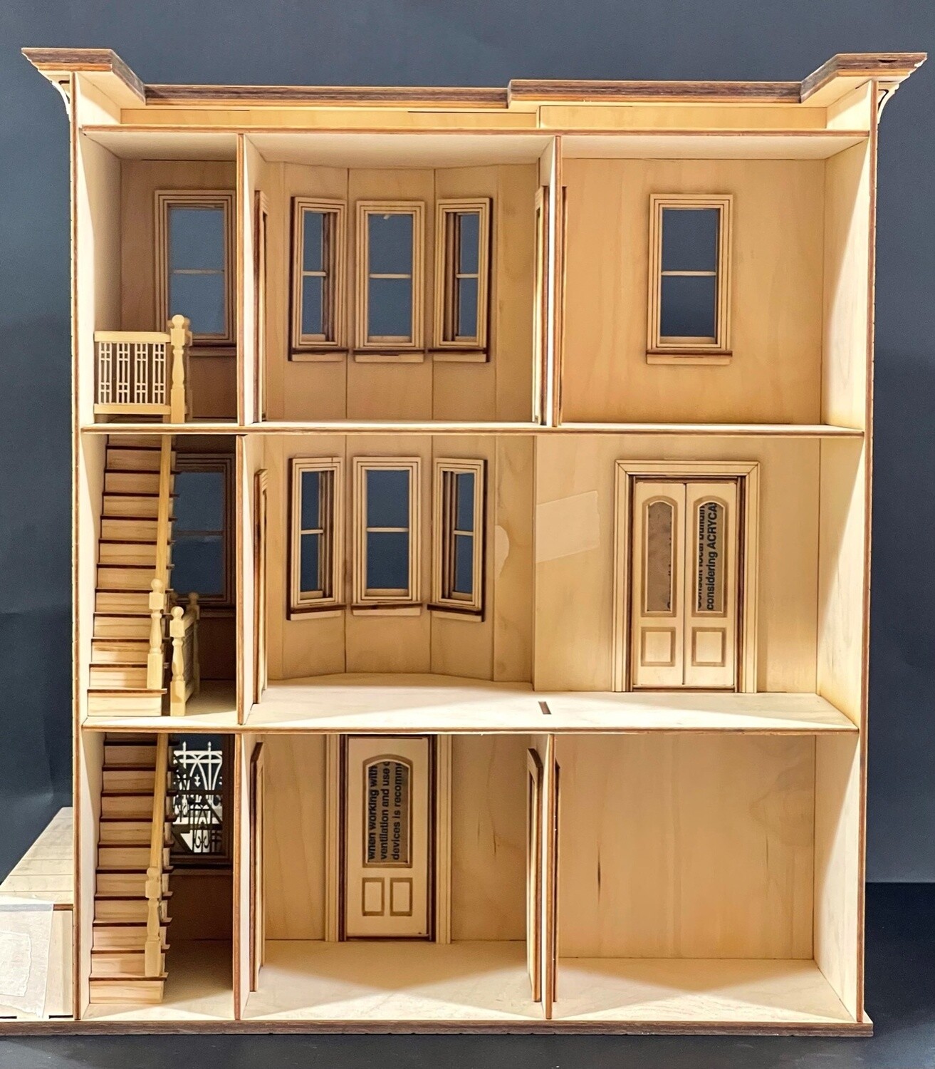 Park Ave. Grand Mansion 1:24 scale Dollhouse Kit