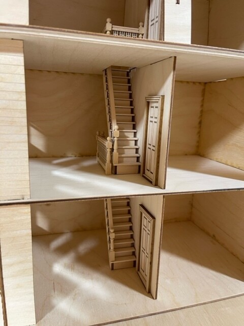 Saint Charles French Quarter 1:24 Scale Dollhouse
