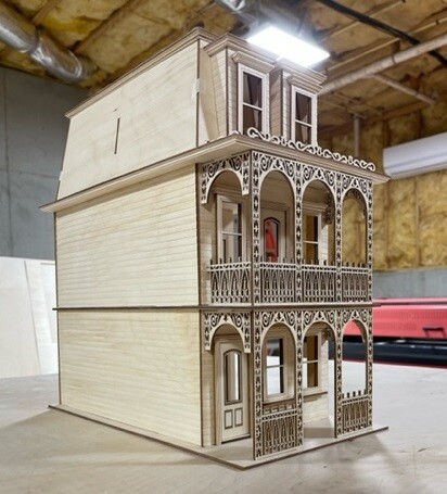 Saint Charles French Quarter 1:24 Scale Dollhouse