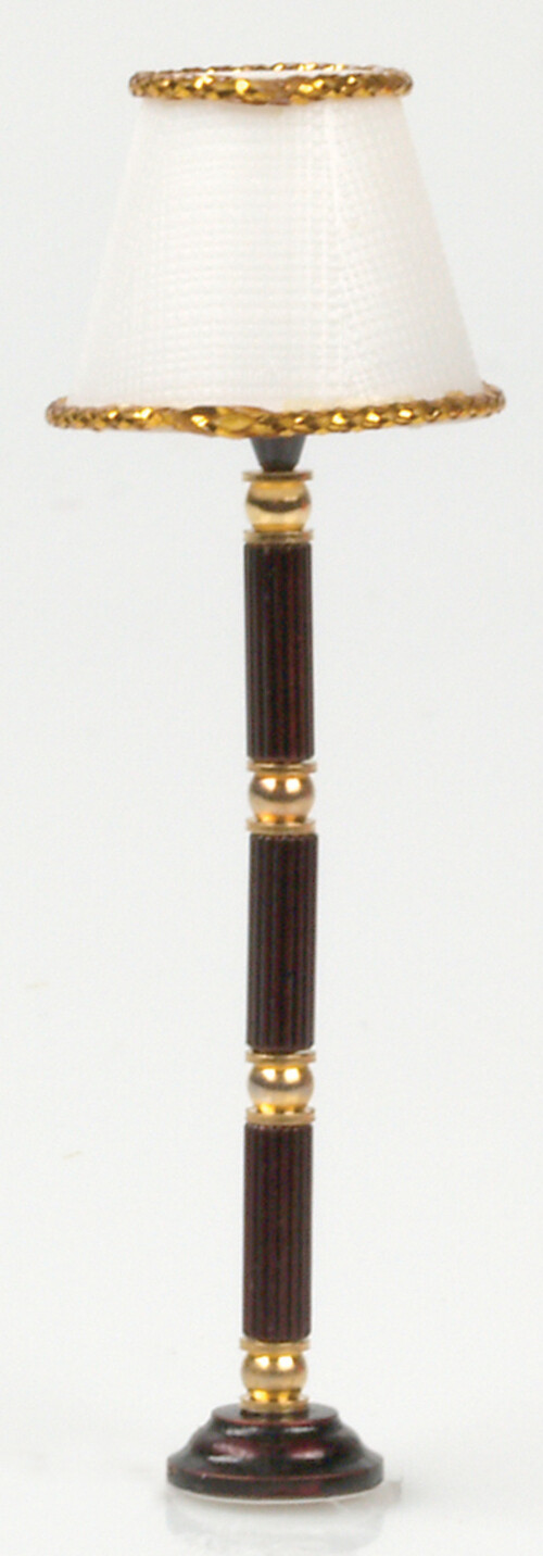 1/2in BR/BRASS FLOOR LAMP BY HOUSEWORKS