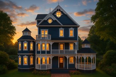 Ashley Gothic Victorian Generation 2 Dollhouse 1:12 scale kit