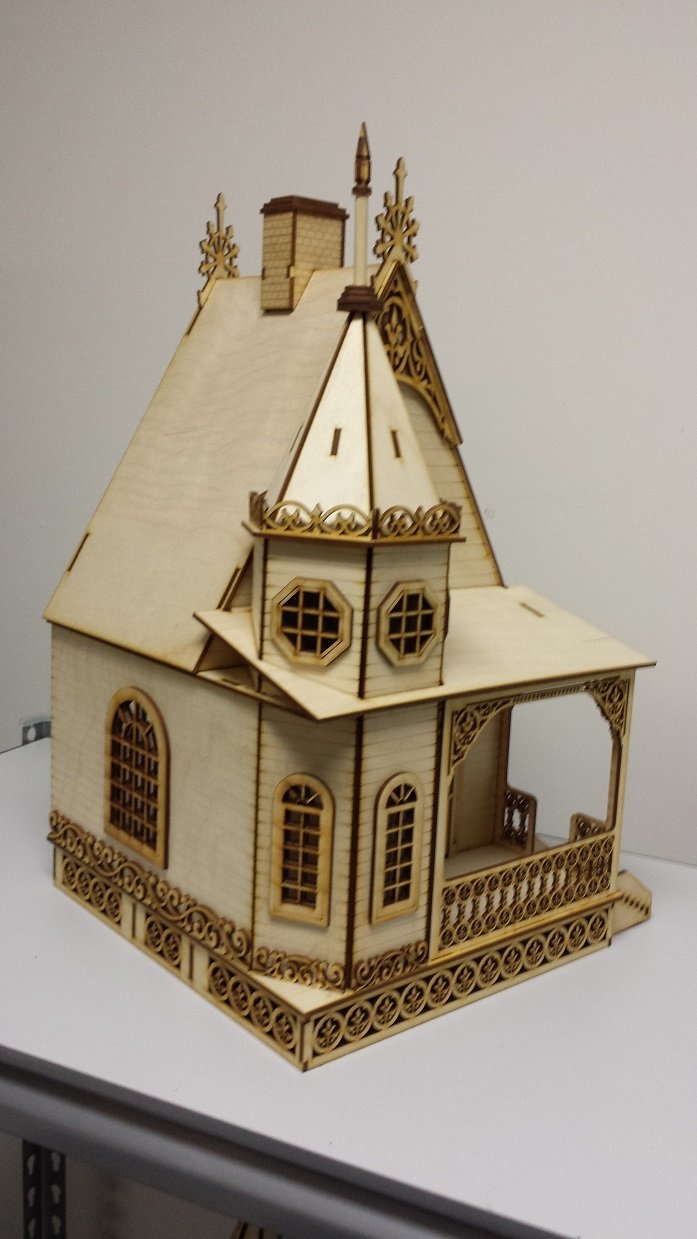 Jasmine Gothic Victorian Cottage Dollhouse