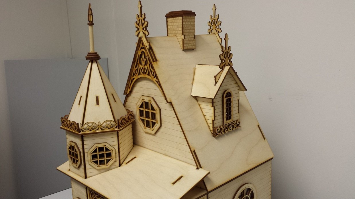 Jasmine Gothic Victorian Cottage Dollhouse
