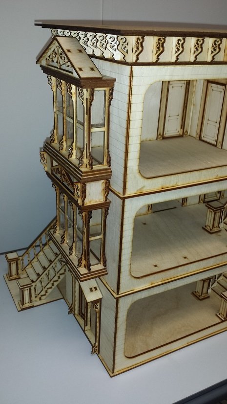 Lisa Painted Lady San Francisco Dollhouse