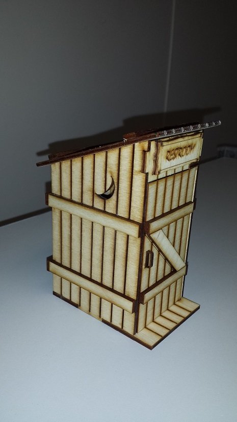 Country Outhouse 1:24 scale