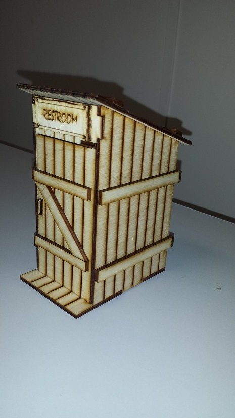 Country Outhouse 1:24 scale
