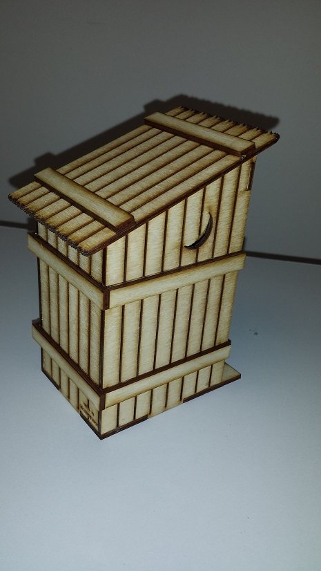 Country Outhouse 1:24 scale