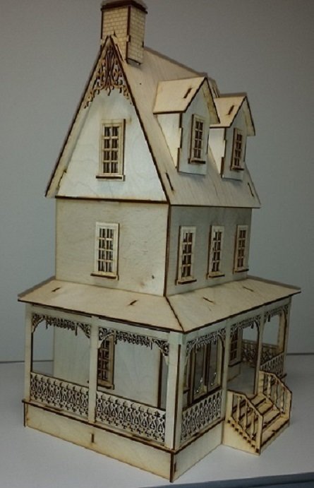 Abriana Country Cottage 1:24 Scale Dollhouse