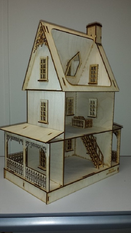 Abriana Country Cottage 1:24 Scale Dollhouse