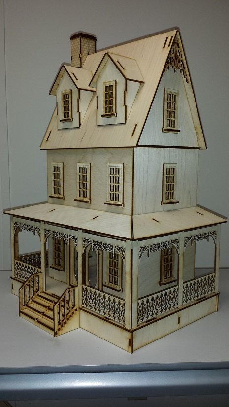 Abriana Country Cottage 1:24 Scale Dollhouse