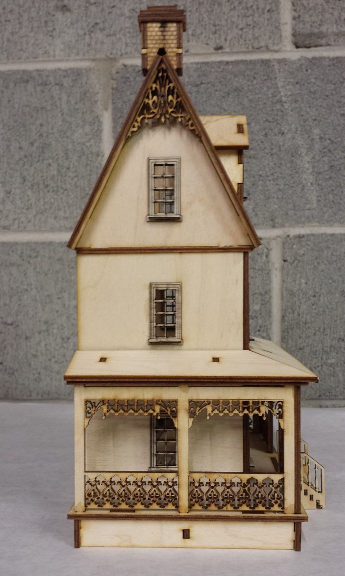 Abriana Large Country Cottage 1:48 Scale Dollhouse