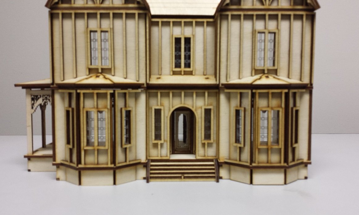 Kristiana Tudor 1:48 scale dollhouse Kit W/out shingles