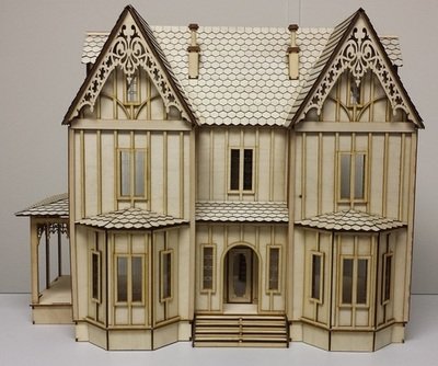 Kristiana Tudor Dollhouse 1:24 scale Dollhouse WITH OUT shingles