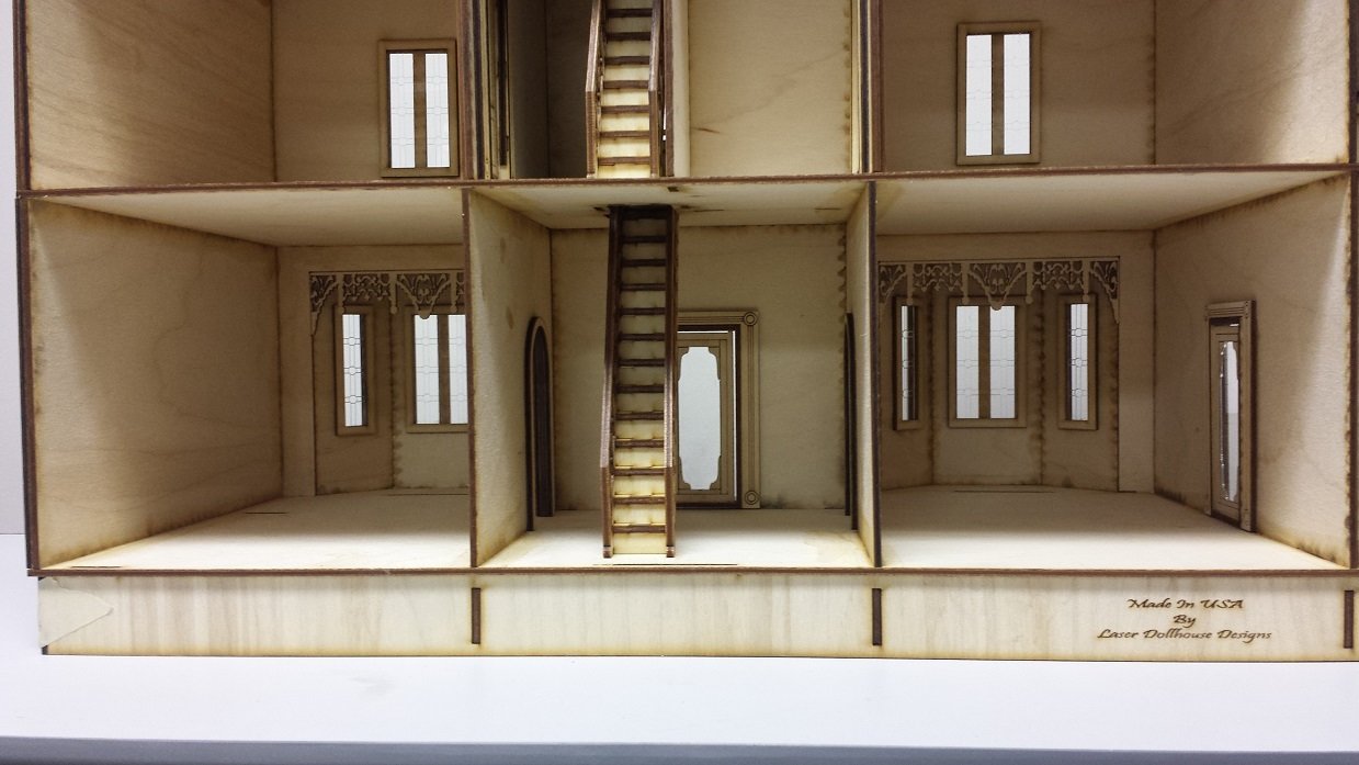 Kristiana Tudor Dollhouse 1:24 scale Dollhouse WITH OUT shingles