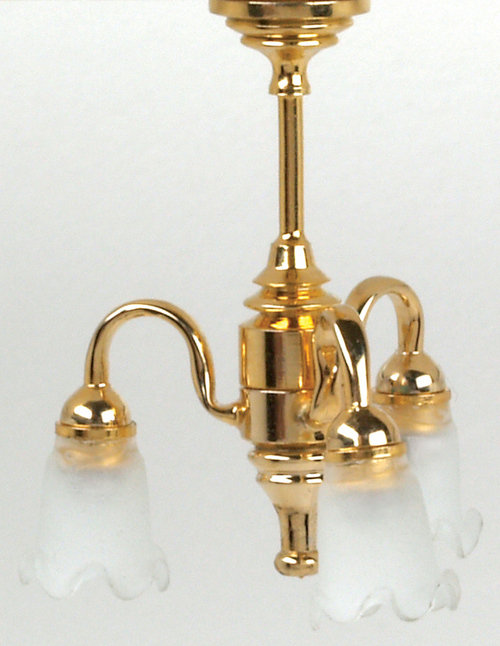 1/2in 3-ARM FR.TULIP CHANDERLIER