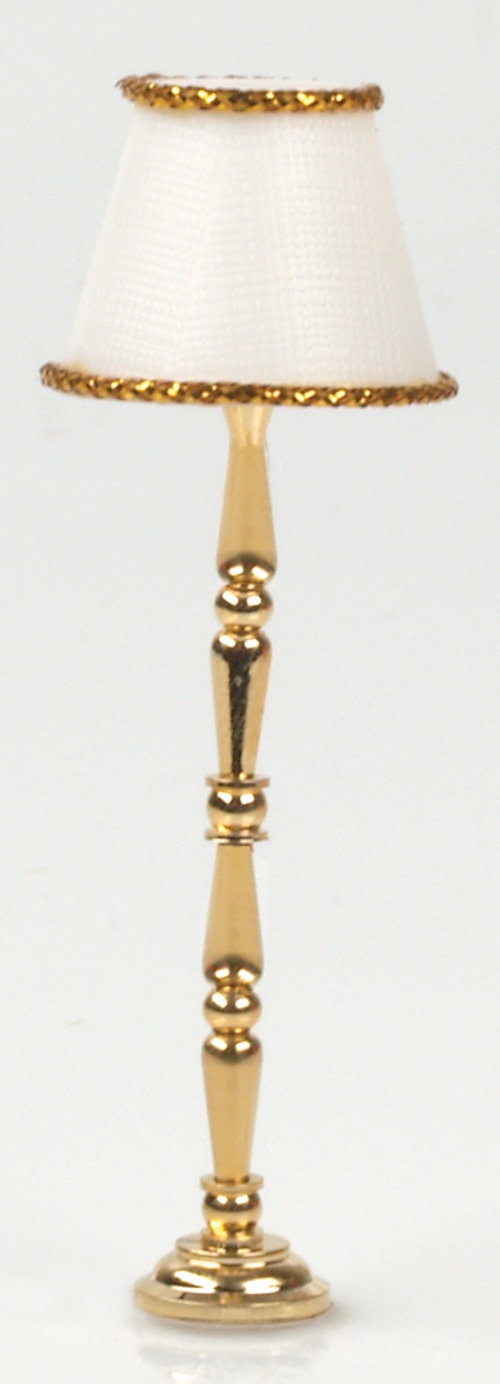 1/2in BRASS FLOOR LAMP BY HOUSEWORKS