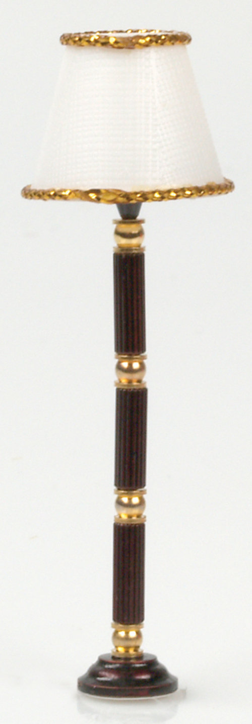 1/2in BR/BRASS FLOOR LAMP BY HOUSEWORKS