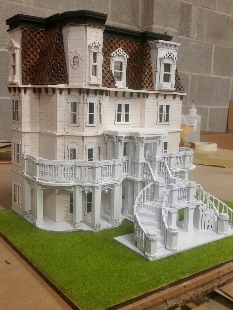 Hegeler Carus Masion 1:48 scale Dollhouse